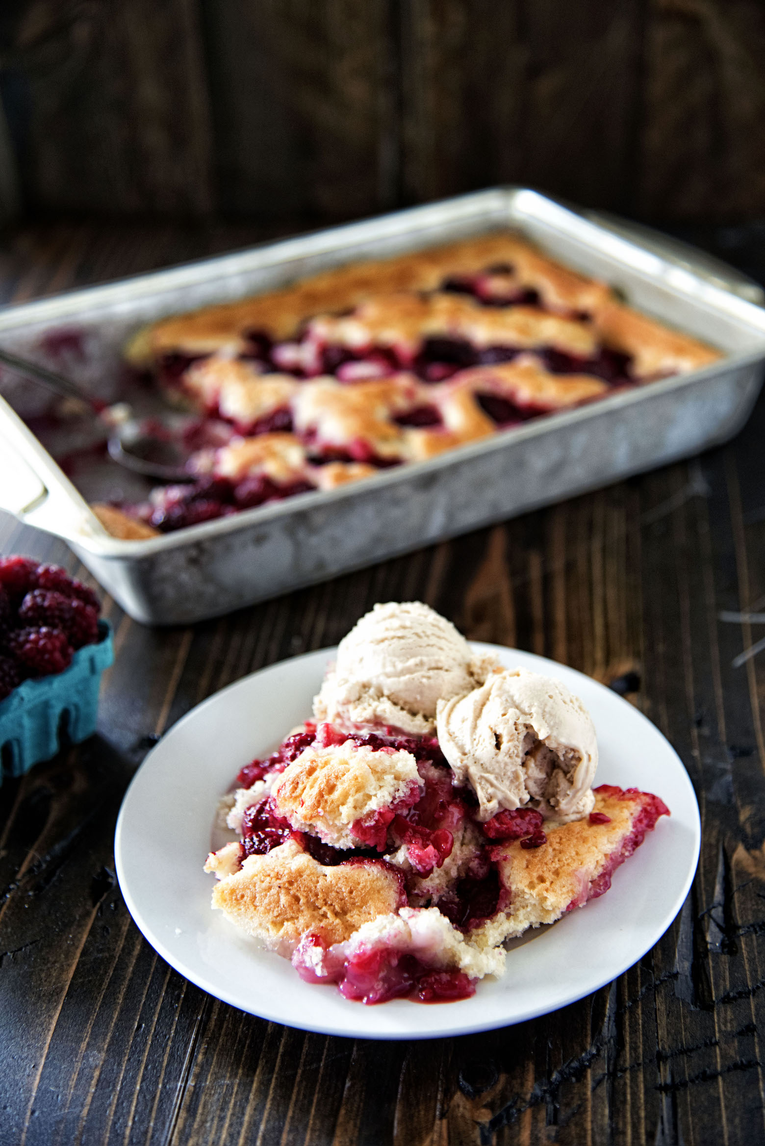 Tayberry Cobbler 