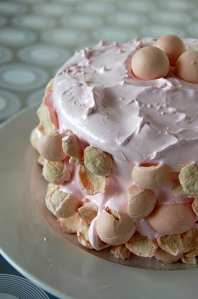 Strawberry Milkshake Whopper Marshmallow Cake