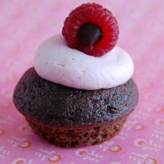 Raspberry Chocolate Truffle Cupcakes