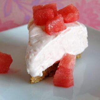 Watermelon Cheesecake with Watermelon Fresca