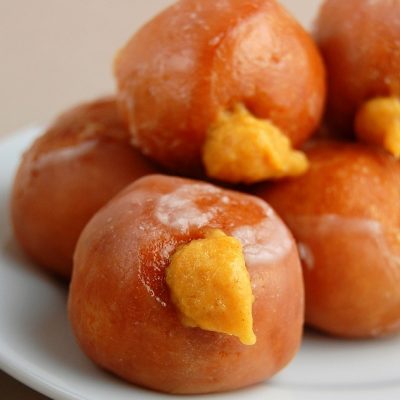 Pumpkin Pie Filled Donuts