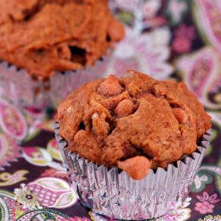 Pumpkin Butterscotch Walnut Muffins