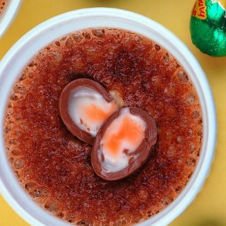 Cadbury Creme Egg Creme Brulee