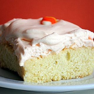 Candy Corn Tres Leches Cake