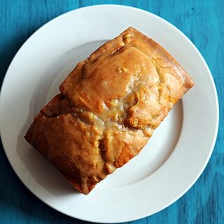 Pumpkin Pound Cake with Maple Glaze