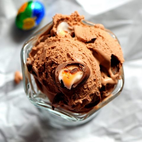 Cadbury Crème Egg Ice Cream 