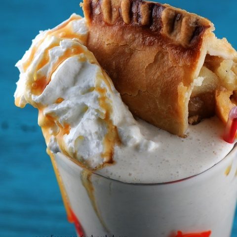 Apple Pie Caramel Butter Pecan Milkshake