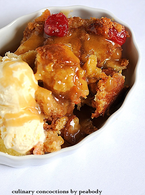 Pineapple Upside Down Bread Pudding