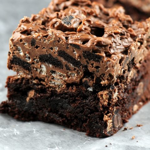 Nutella Kit Kat Oreo Overloaded Brownies