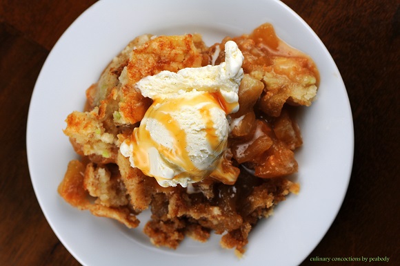 Caramel Apple Cookie Cobbler