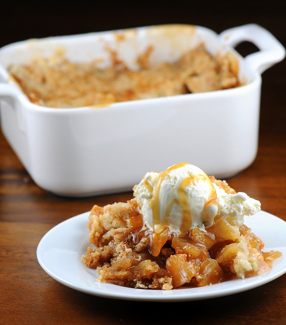 Caramel Apple Cookie Cobbler