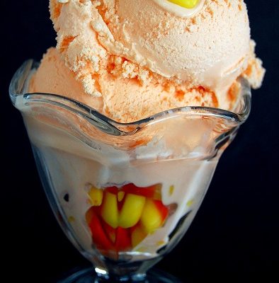 Candy Corn Ice Cream…yep, I went there