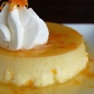 Orange Caramel Topped Flan