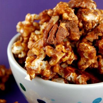 Turtle Caramel Corn…or as I like to call it, revenge on my dentist