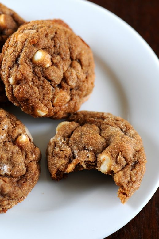 Molasses Oatmeal White Chocolate Chip Cookies Sweet ReciPEAs