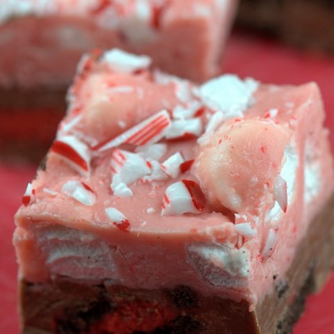 Candy Cane Marshmallow Oreo Milk Chocolate Fudge