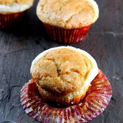 Snickerdoodle Eggnog Cream Cheese Muffins