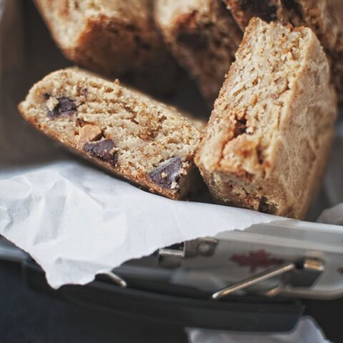 Maple Chocolate Butterscotch Chip Blondies