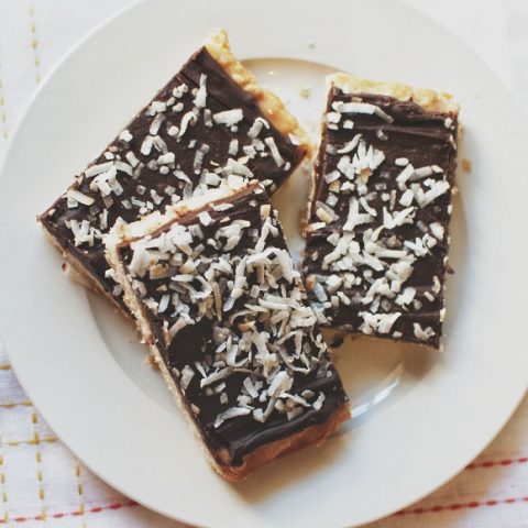 Samoas Lofthouse Cookie Bars