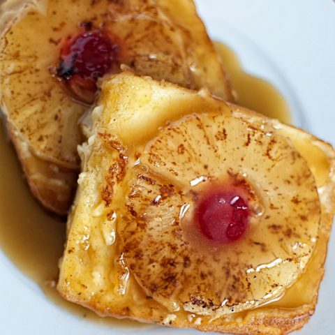 Pineapple Upside Down Cake French Toast