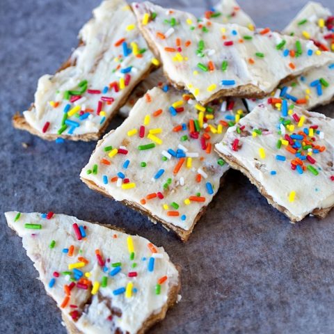 Cake Batter Cracker Toffee