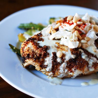 Tomatillo Beurre Blanc Chicken 