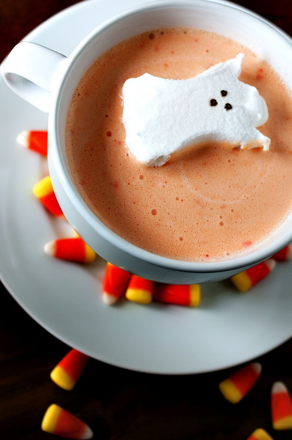 Candy Corn Hot Chocolate