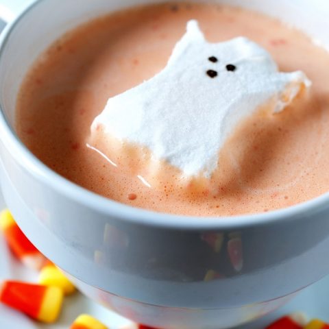 Candy Corn Hot Chocolate