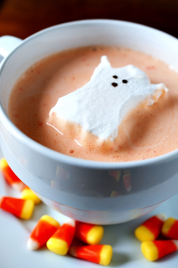 Candy Corn Hot Chocolate