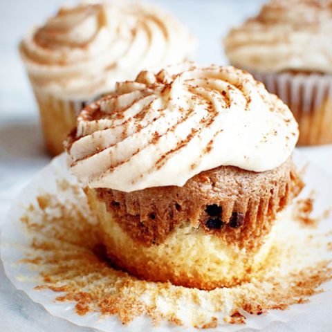 Coconut Mocha Tiramisu Cupcakes