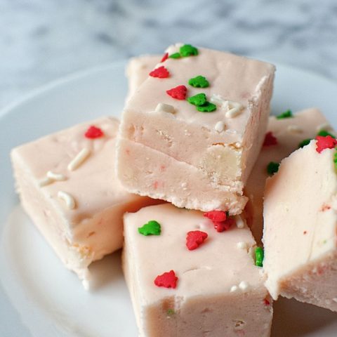 Candy Cane Fudge