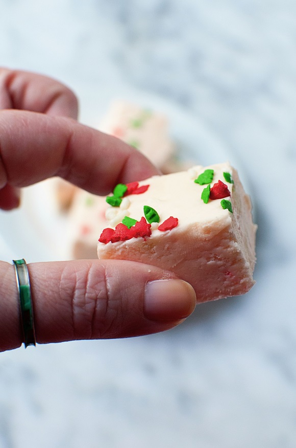 Candy Cane Fudge