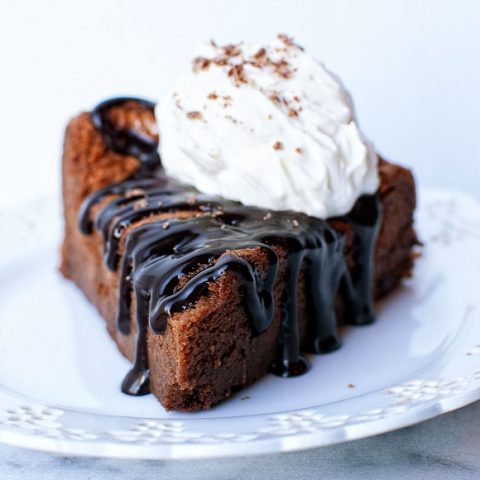Chocolate Frangelico Flourless Cake