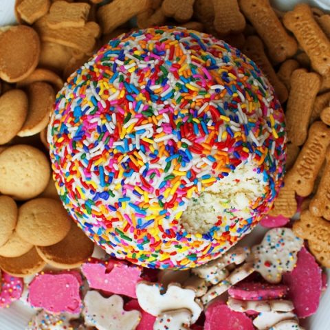 Cake Batter Cheesecake Cheeseball