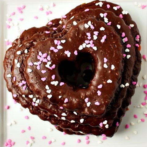 Cheerwine Chocolate Glazed Pound Cake