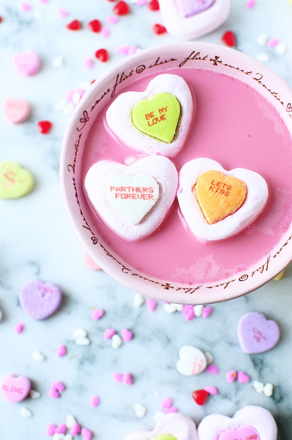 Conversation Heart Marshmallows