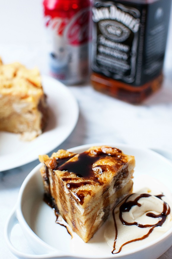 Jack and Coke Bread Pudding