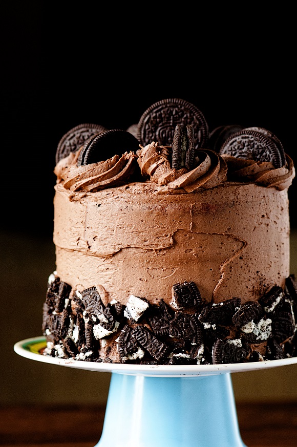 Cookies and Cream Birthday Sprinkle Overload Cake 