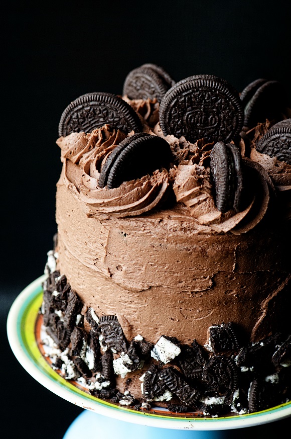Cookies and Cream Birthday Sprinkle Overload Cake 