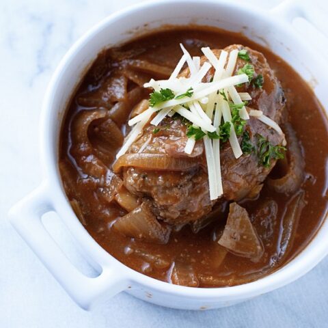 French Onion Salisbury Steak