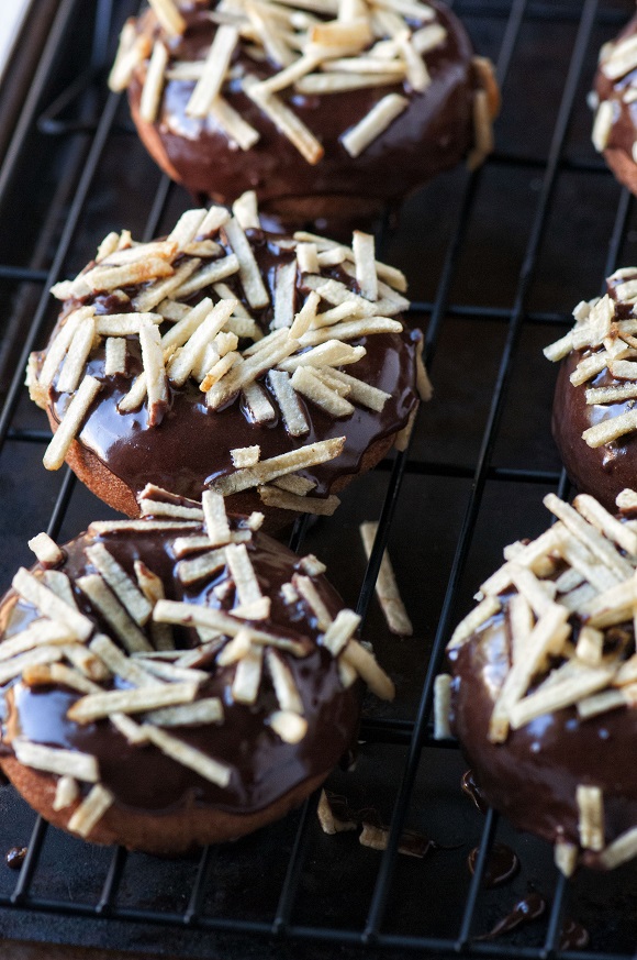 Chocolate Malt French Fry Donuts 2