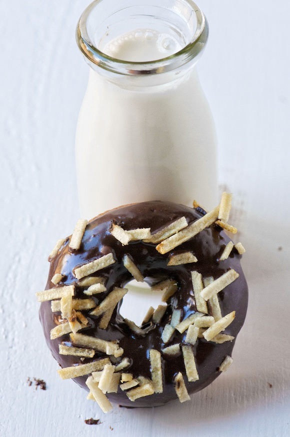 Chocolate Malt French Fry Donuts 3
