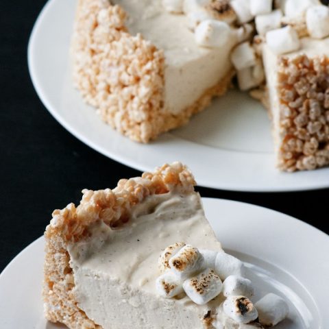 Toasted Marshmallow No Bake Cheesecake
