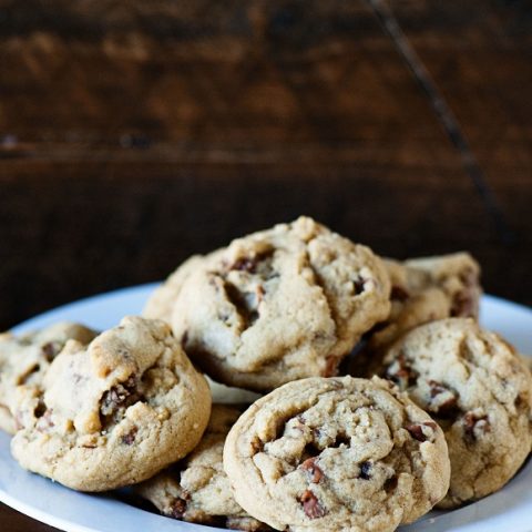 Brown Butter Praline Pecan Cinnamon Chip Cookies