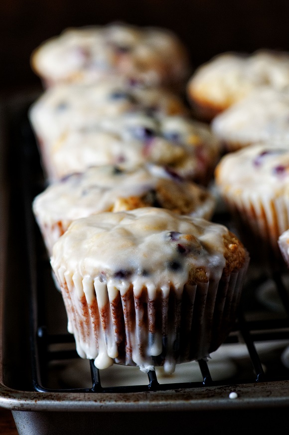 Glazed Orange Craisin Muffins