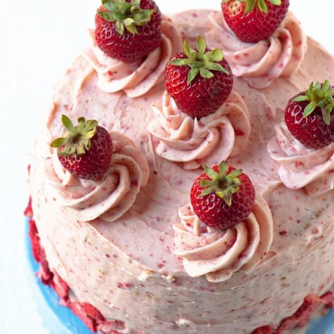 Strawberry Shortcake Layer Cake