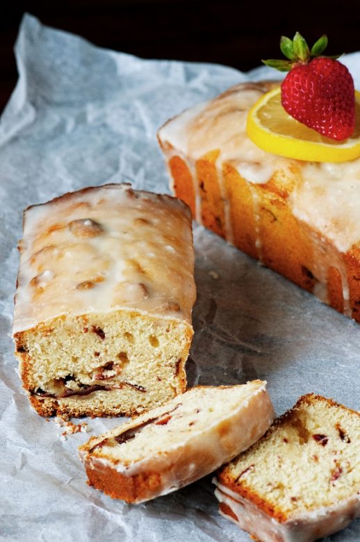 Strawberry Lemonade Pound Cake