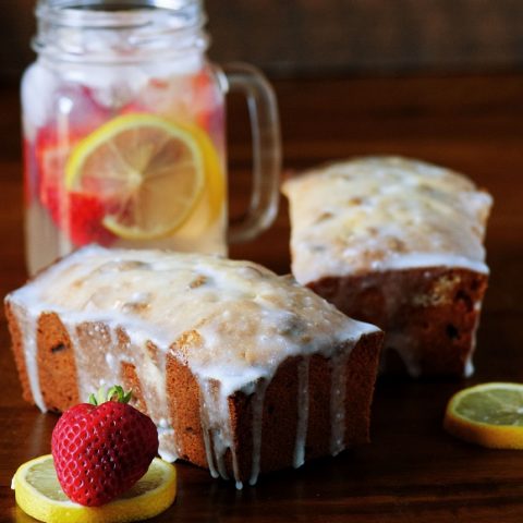 Strawberry Lemonade Pound Cake