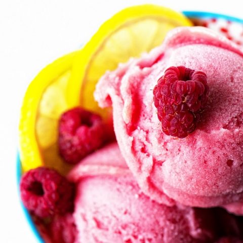 Raspberry Lemonade Sorbet 