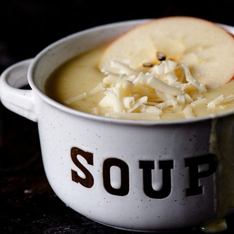 Apple White Cheddar Onion Soup